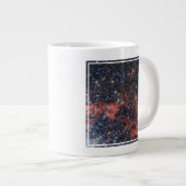 超新星爆発の星の生存者を探す ジャンボコーヒーマグカップ (正面右)