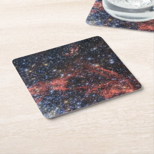 超新星爆発の星の生存者を探す スクエアペーパーコースター (アングル)