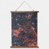超新星爆発の星の生存者を探す 吊り下げ型タペストリー (正面)