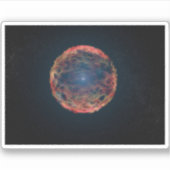 超新星1993jのアーティストの印象。 シール (正面)