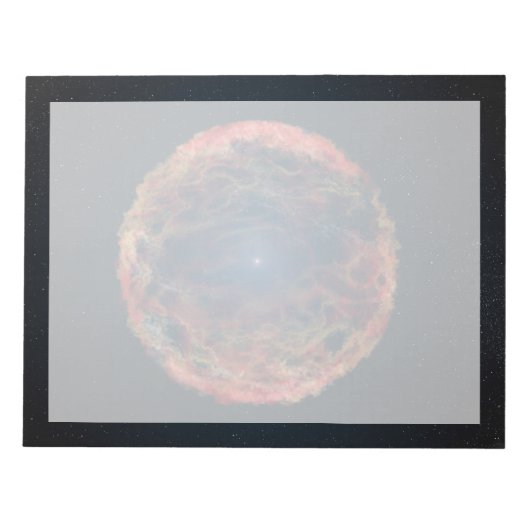 超新星1993jのアーティストの印象。 ノートパッド (正面)