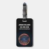 超新星1993jのアーティストの印象。 ラゲッジタグ (裏面縦)