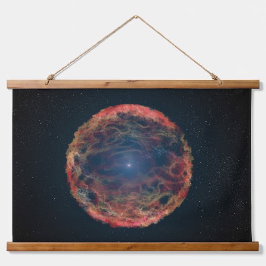 超新星1993jのアーティストの印象。 吊り下げ型タペストリー (正面)