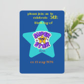 超星子供の誕生日 招待状 (スタンド正面)