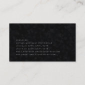 超暗未来型サモダンイバーブラック 名刺 (裏面)