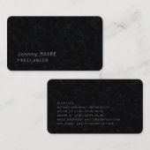 超暗未来型サモダンイバーブラック 名刺 (正面/裏面)