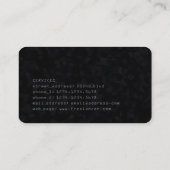 超暗未来型サモダンイバーブラック 名刺 (裏面)