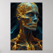 超最大主義フル体抽象芸術アートプリント ポスター (正面)