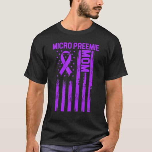 超未熟児 新米ママ NICUでの健やかな早産祝い Tシャツ (正面)