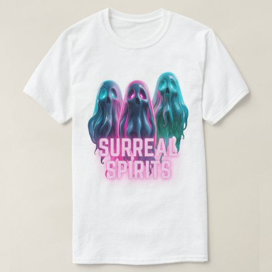 超本物のスピリッツ – Ghostly presences Tシャツ (デザイン正面)
