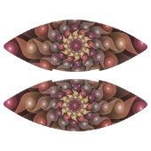 超本物の光沢のある花のモダン抽象芸術フラクタル・アート アメリカンフットボール (パネル)