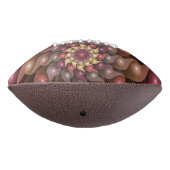 超本物の光沢のある花のモダン抽象芸術フラクタル・アート アメリカンフットボール (回転270)