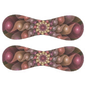 超本物の光沢のある花のモダン抽象芸術フラクタル・アート ソフトボール (パネル)