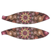 超本物の光沢のある花のモダン抽象芸術フラクタル・アート バスケットボール (パネル)