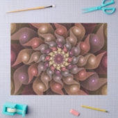 超本物の光沢のある花のモダン抽象芸術フラクタル・アート 薄葉紙 (クラフト)