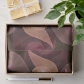 超本物の光沢のある花のモダン抽象芸術フラクタル・アート 薄葉紙 (ギフト)