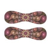 超本物の光沢のある花のモダン抽象芸術フラクタル・アート 野球ボール (パネル)