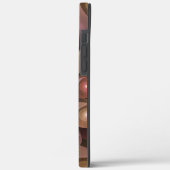 超本物の光沢のある花のモダン抽象芸術フラクタル・アート Case-Mate iPhoneケース (裏面 / 左)