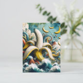 超本物カラフルのバナナタコ ポストカード (スタンド正面)