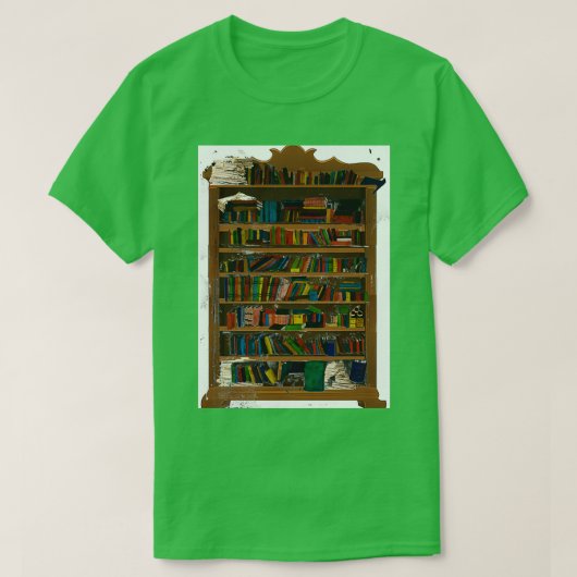 超満員の本クラシック箱Tシャツ Tシャツ (デザイン正面)