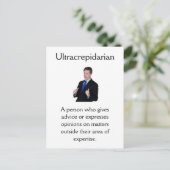 超爬虫類向きポストカード ポストカード (スタンド正面)