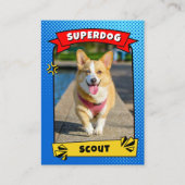 超犬漫画トレーディングカーおもしろいドカスタムドッグカード コーリングカード (正面)