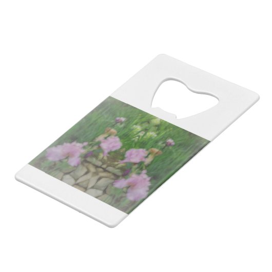 超現実ファンタジー虹彩フローラパス クレジットカード栓抜き (裏面アングル)