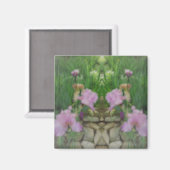 超現実ファンタジー虹彩フローラパス マグネット (正面/裏面)