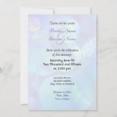 超現実フラクタル抽象デザイン 招待状 (裏面)