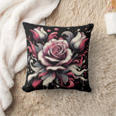 超現実フローラ融合 クッション (ブランケット)