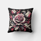 超現実フローラ融合 クッション (裏面)