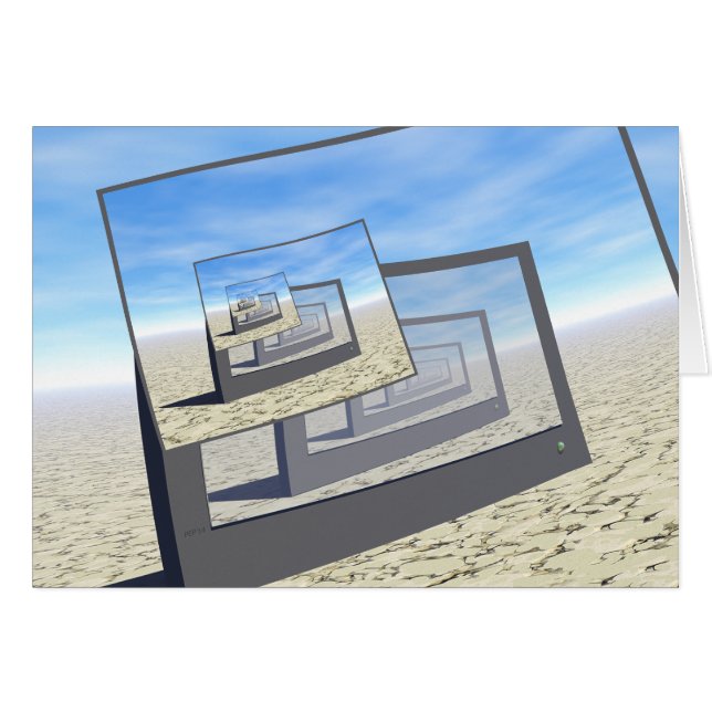 超現実モニタ無限ループ (正面横)