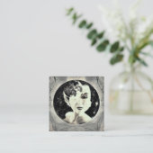 超現実ヴィンテージムーンレディ スクエア名刺 (スタンド正面)