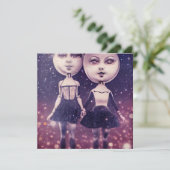 超現実ヴィンテージムーン顔人形 (スタンド正面)