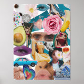 超現実ヴィンテージ熱狂する芸術 ポスター (正面)