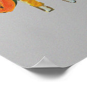 超現実ヴィンテージ熱狂する芸術 ポスター (角)