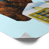 超現実ヴィンテージ熱狂する芸術 ポスター (角)