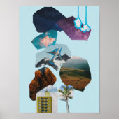 超現実ヴィンテージ熱狂する芸術 ポスター (正面)