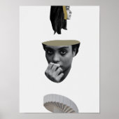 超現実ヴィンテージ熱狂する芸術 ポスター (正面)