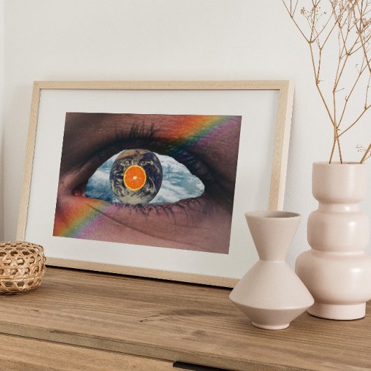 超現実ヴィンテージ熱狂する芸術 ポスター