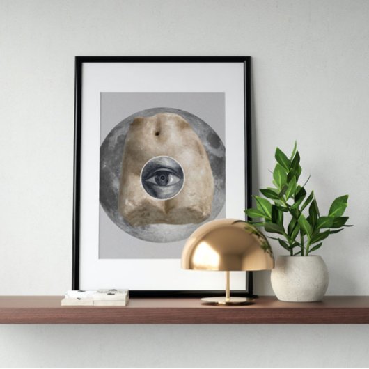 超現実ヴィンテージ熱狂する芸術 ポスター