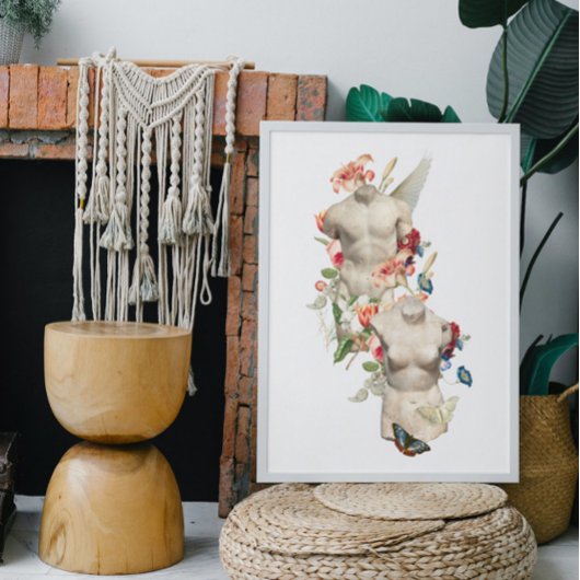 超現実ヴィンテージ熱狂する芸術 ポスター