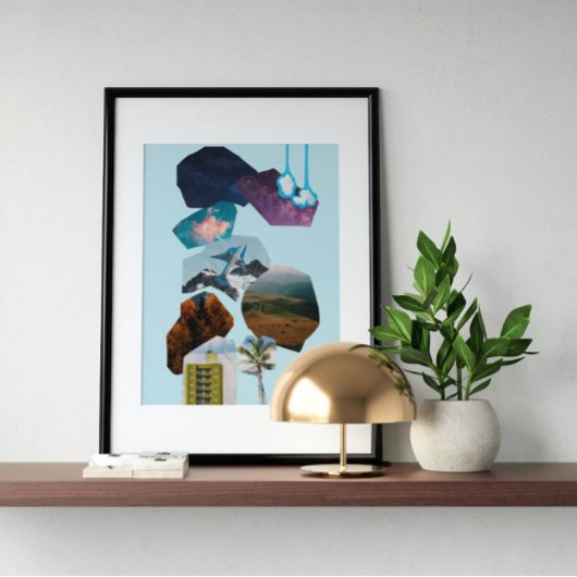 超現実ヴィンテージ熱狂する芸術 ポスター