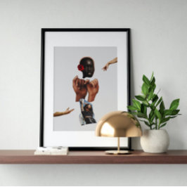 超現実ヴィンテージ熱狂する芸術 ポスター