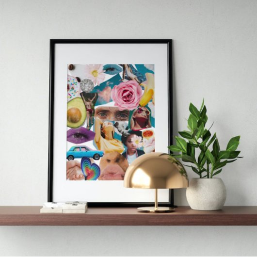 超現実ヴィンテージ熱狂する芸術 ポスター