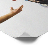 超現実ヴィンテージ熱狂する芸術 ポスター (角)