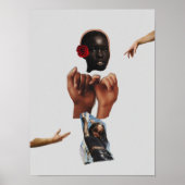 超現実ヴィンテージ熱狂する芸術 ポスター (正面)