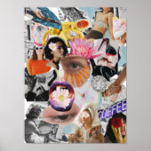 超現実ヴィンテージ熱狂する芸術 ポスター (正面)