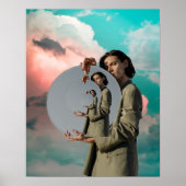 超現実ヴィンテージ熱狂する芸術 ポスター (正面)