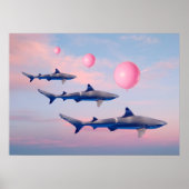 超現実ヴィンテージ熱狂する芸術 ポスター (正面)